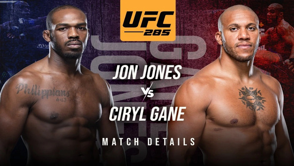 UFC 285 Jones vs. Gane 2023 3/4/23
