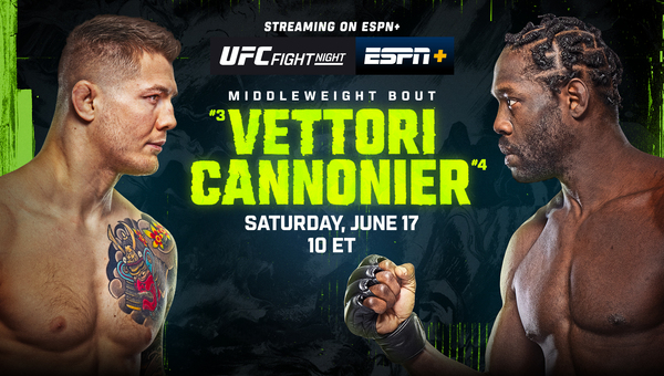 UFC On ESPN 47: Vettori vs. Cannonier